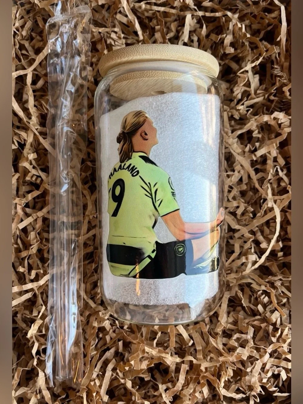 Erling Haaland Manchester City English Premier League Soccer Football 16oz Cup